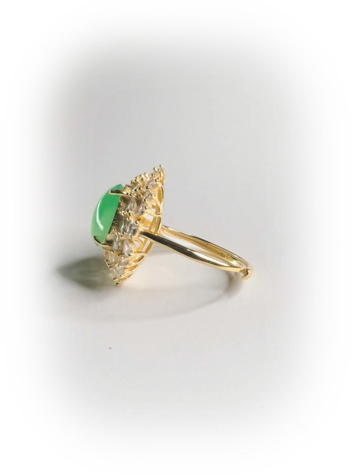 [017] sylvette (High-Ice Sweet Green Jadeite)