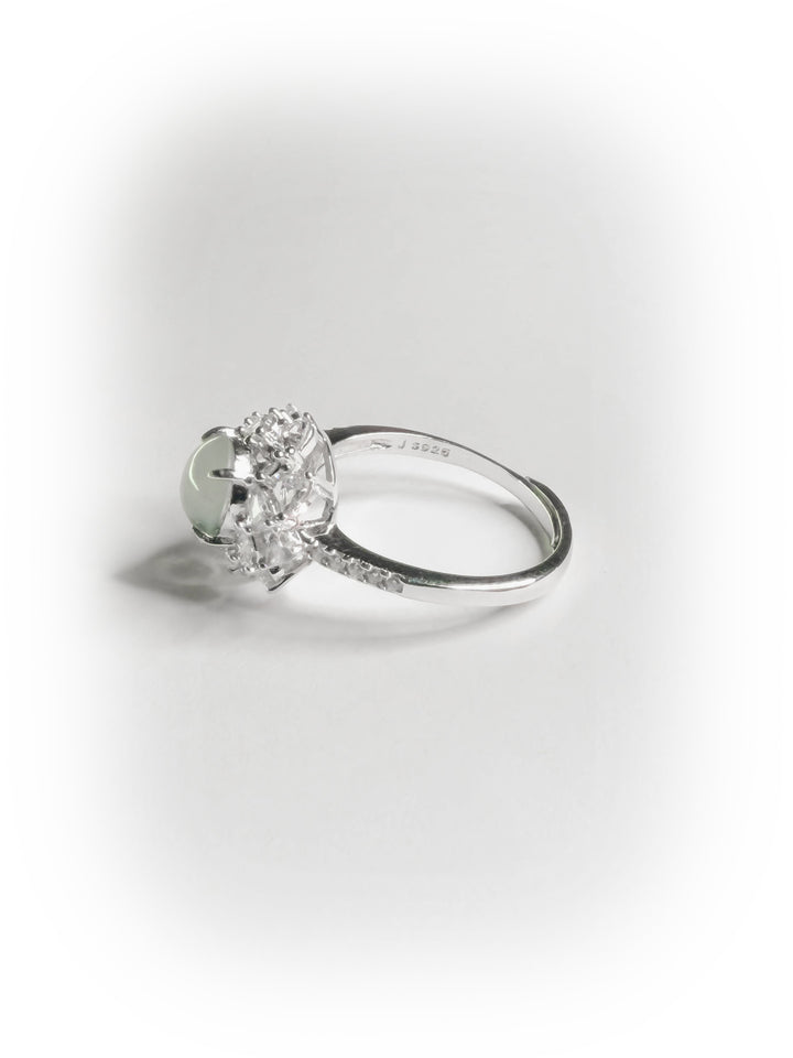 [026] ophir (Moxisha Icy Clear Water Floating Flower Jadeite)