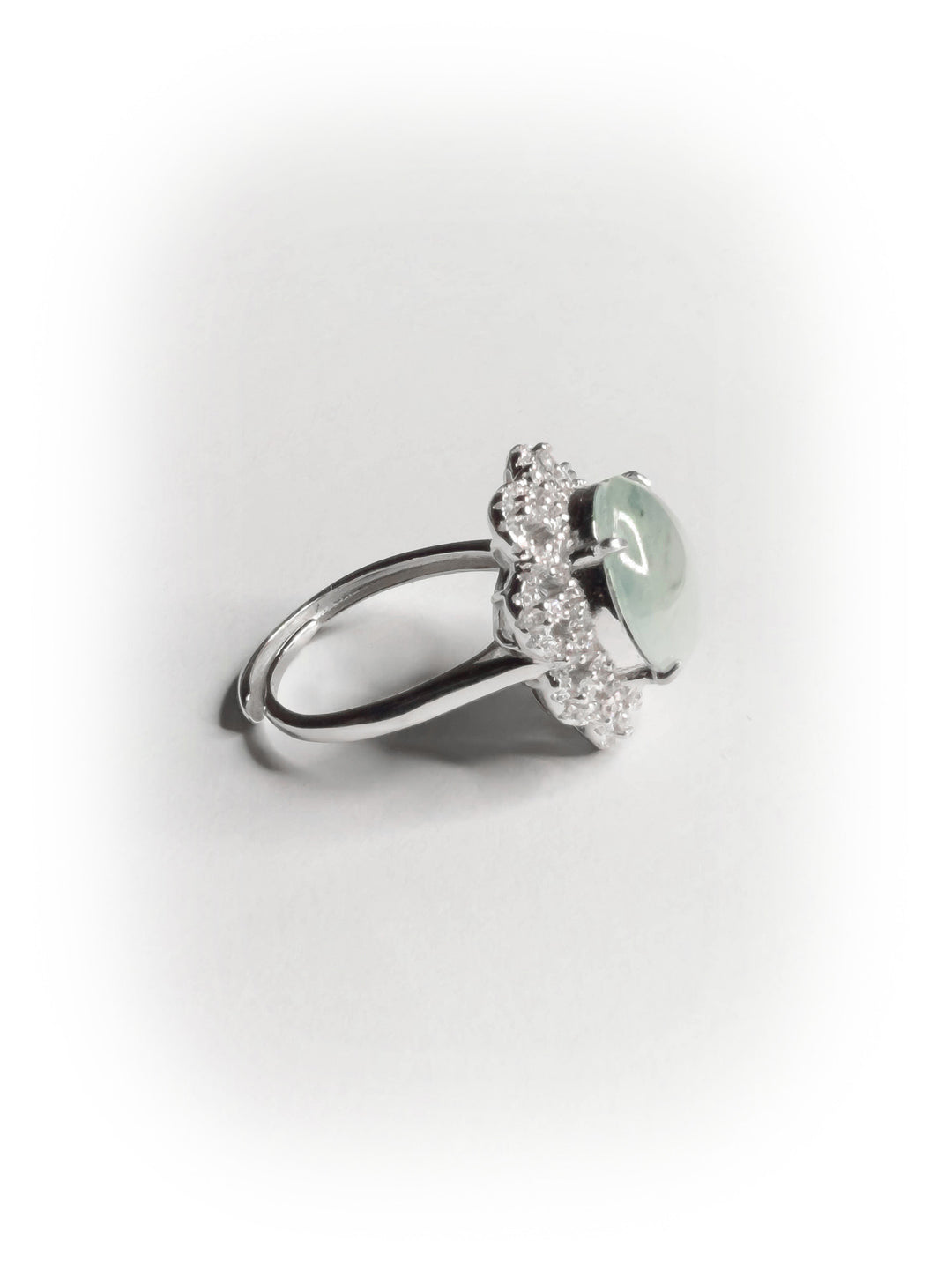[032] caéne (Moxisha Glutinous-Ice Clear Water Floating Flower Jadeite)