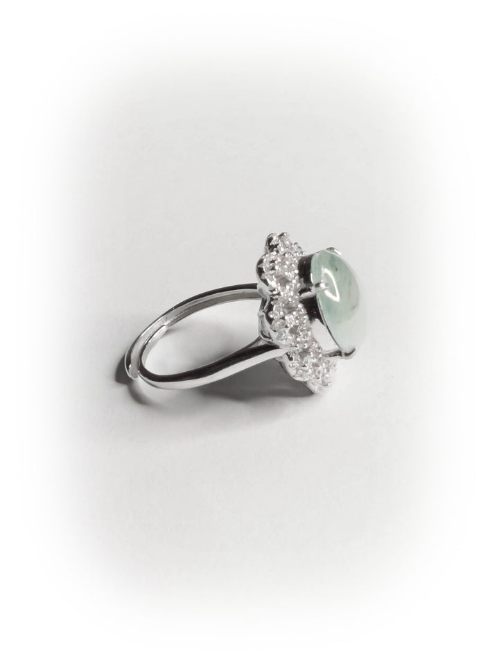 [032] caéne (Moxisha Glutinous-Ice Clear Water Floating Flower Jadeite)