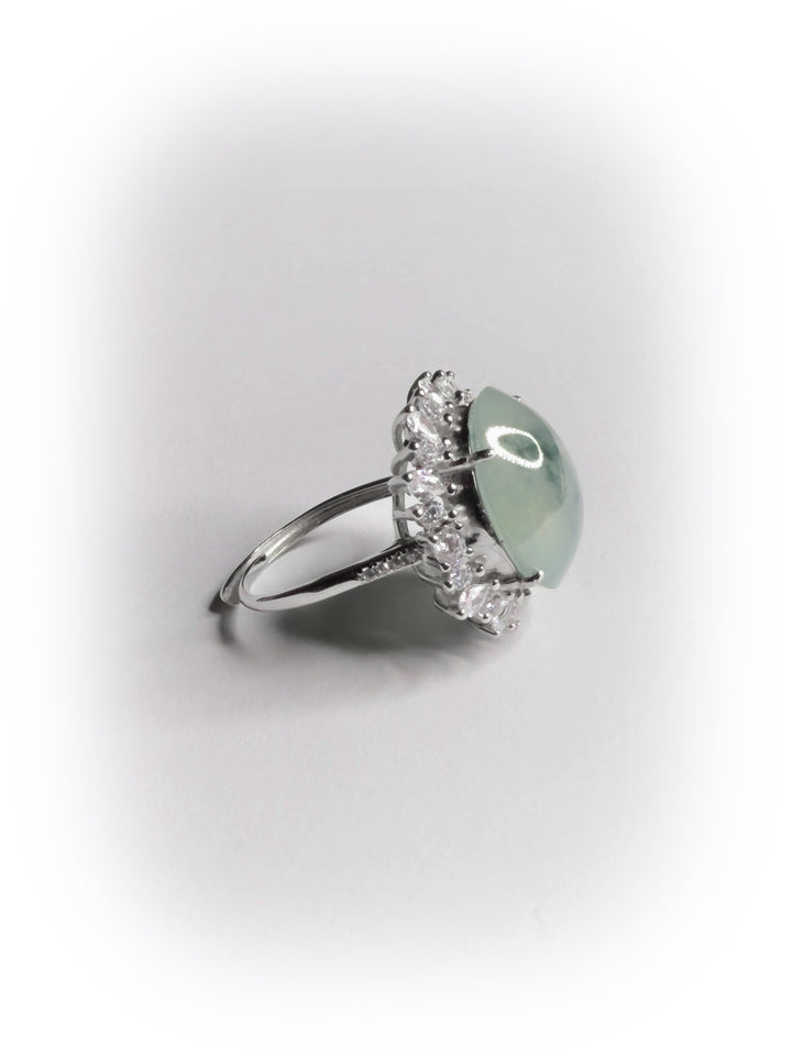 [034] céor (Moxisha Icy Clear Water Floating Flower Jadeite)