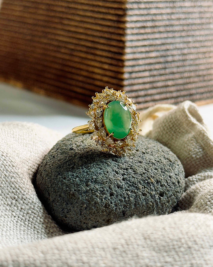 [017] sylvette (High-Ice Sweet Green Jadeite)