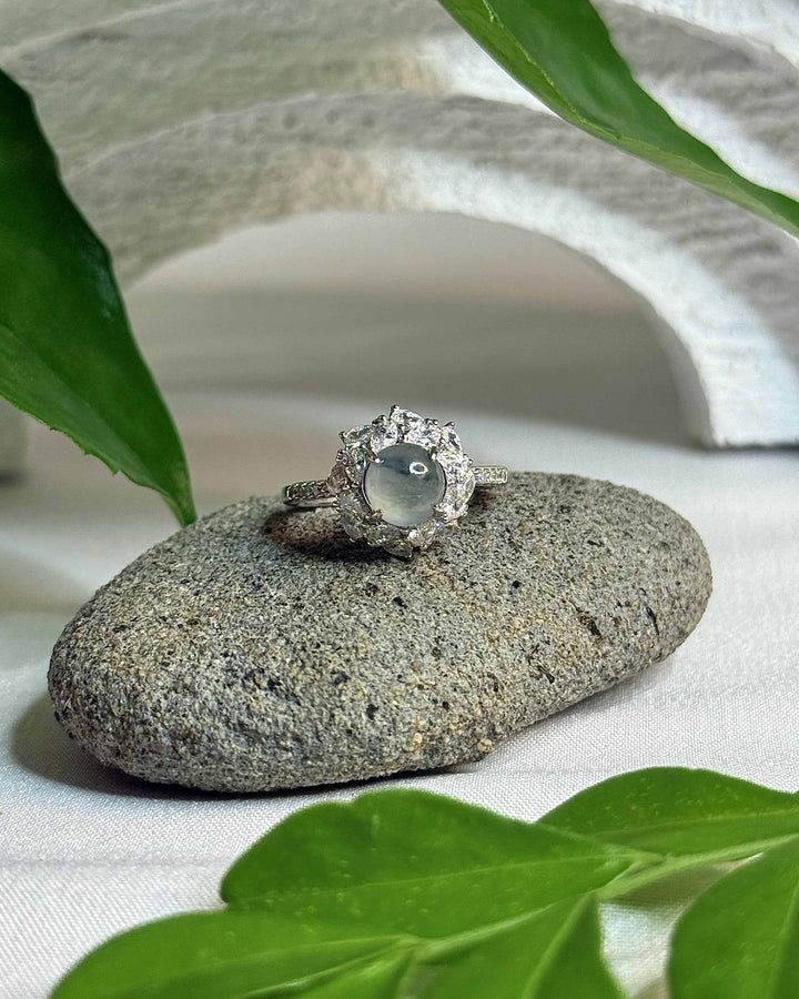 [026] ophir (Moxisha Icy Clear Water Floating Flower Jadeite)