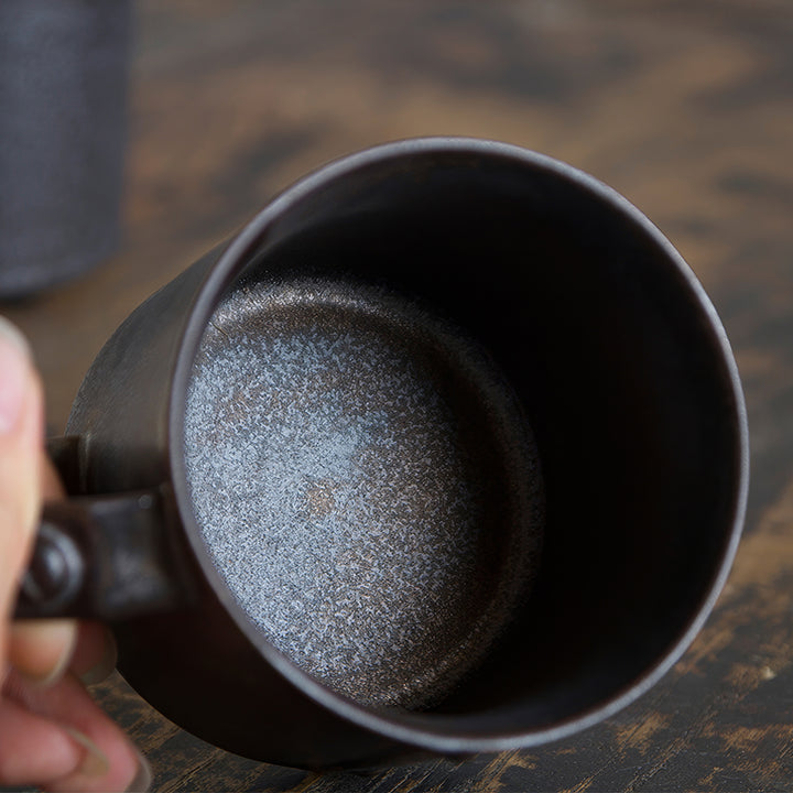 section i - laid-back (coarse pottery metal glaze coffee cup set)