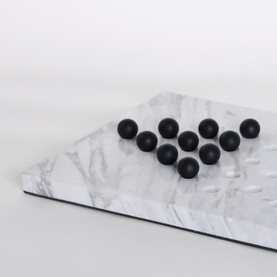 section i - balance (modern marble chessboard)