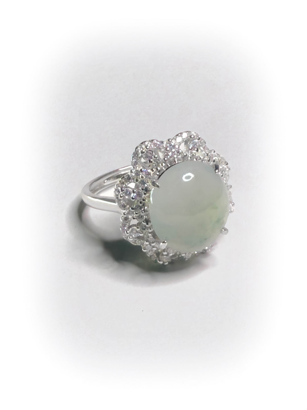 [032] caéne (Moxisha Glutinous-Ice Clear Water Floating Flower Jadeite)