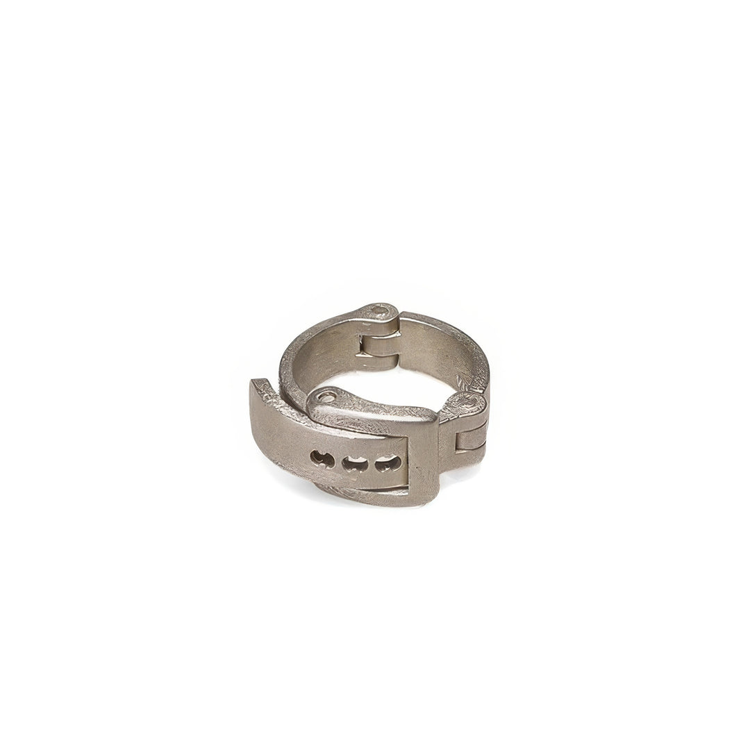 section i - linked (vintage belt ring)