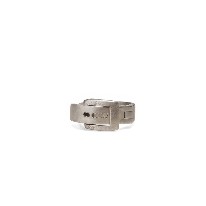 section i - linked (vintage belt ring)